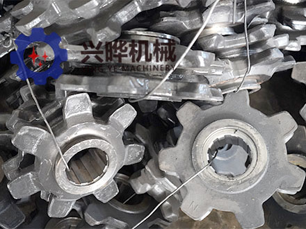 矿用七齿链轮 40T刮板输送机传动齿轮 锻打工艺制作精良