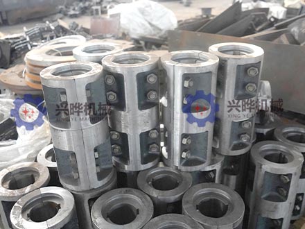 兴晔刮板机半滚筒链轮组件 40t输送机配件 整体铸造加工工艺